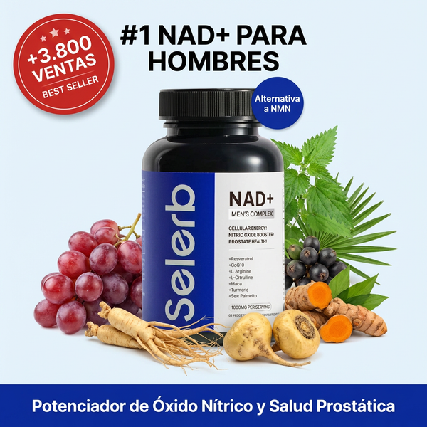 Selerb NAD+ Energía y Vitalidad Masculina
